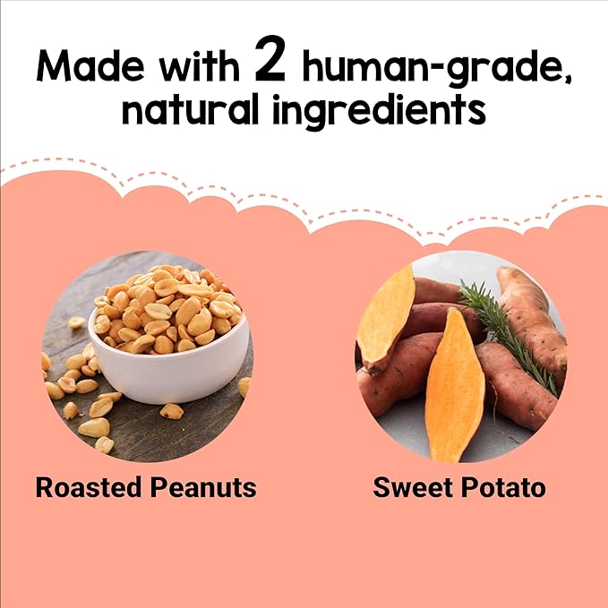 Flavors Food Topper and Gravy for Dogs - Peanut Butter Recipe, 6.0 oz. - Human Grade, Grain Free - Perfect Kibble Seasoning and Treat Mix for Picky Dog or Puppy