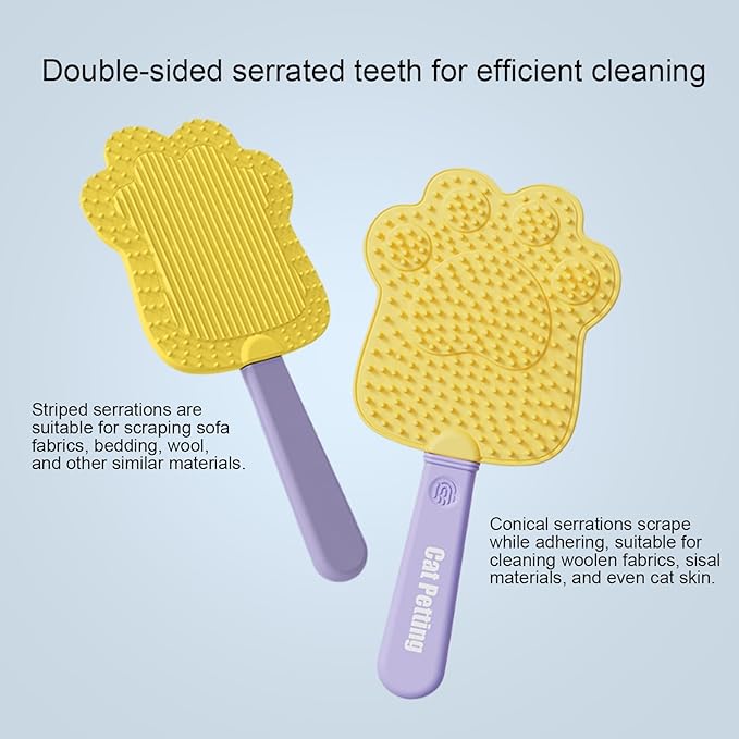 Pet Hair Remover for Furniture,Double-Sided Shedding Grooming Supplies - Pet Brush Dog Hair Remover for Couch,for Furniture Couch Carpet Fabric Clothes Bed Mat Home Office Travel Apartment