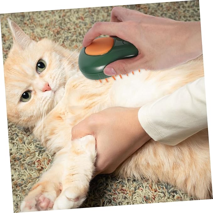 BESPORTBLE Cat Grooming Brush Steam Self-cleaning Comb Pet Hair Removal Indoor Cat Supplies