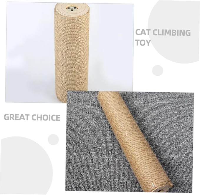 POPETPOP Replacement Rope for Cat Scratch Post Durable Wooden Climbing Frame Accessory
