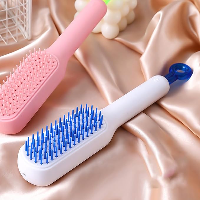 Efficient Dog Grooming Brush for Small Pet Furs Remover with Retractable Handle for Home and Salon Use Supply
