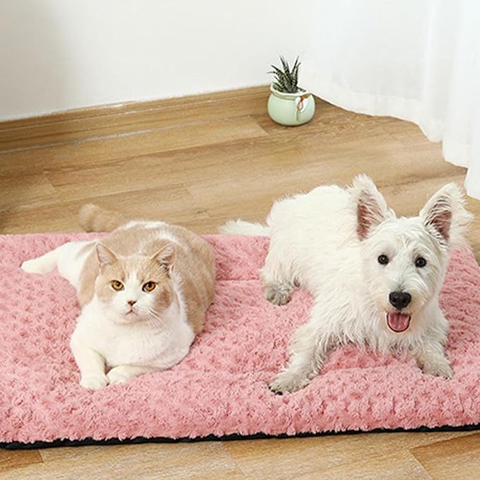 Dog Crate Pad, Functional, – Lightweight Modern Lightweight Compact Stylish Elegant, Washable Pet Cat Bed, Supplies All Seasons Soft Beds | Multipurpose Outdoor Indoor Utility Sleek