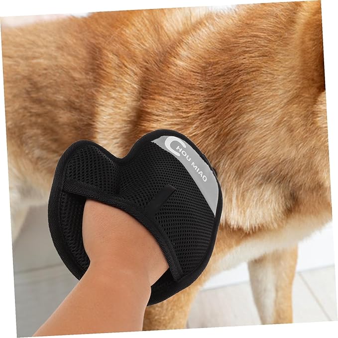 Yardwe 2pcs Double-Sided Pet Hair Remover Gloves for Cats Dogs Anti-Static Grooming Mitts for Efficient Shedding Control Washable Fur Removal Gloves for Home Car and Outdoor Cleaning