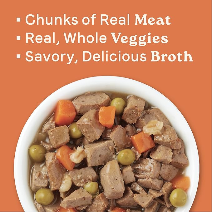 Canidae All Life Stages Wet Dog Food, Chunky Stew Toppers, Beef & Vegetable Recipe, 12.7 oz. (Case of 6)