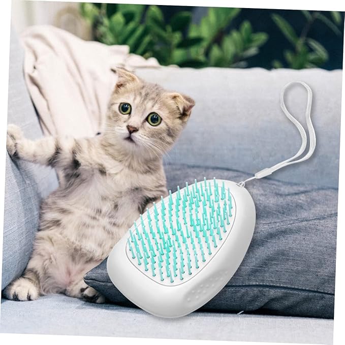 Garneck Pet Grooming Tool for Dogs and Cats Shedding Comb with Comfortable Grip and Lanyard for Easy Hair Removal and Cleaning Hair Brush