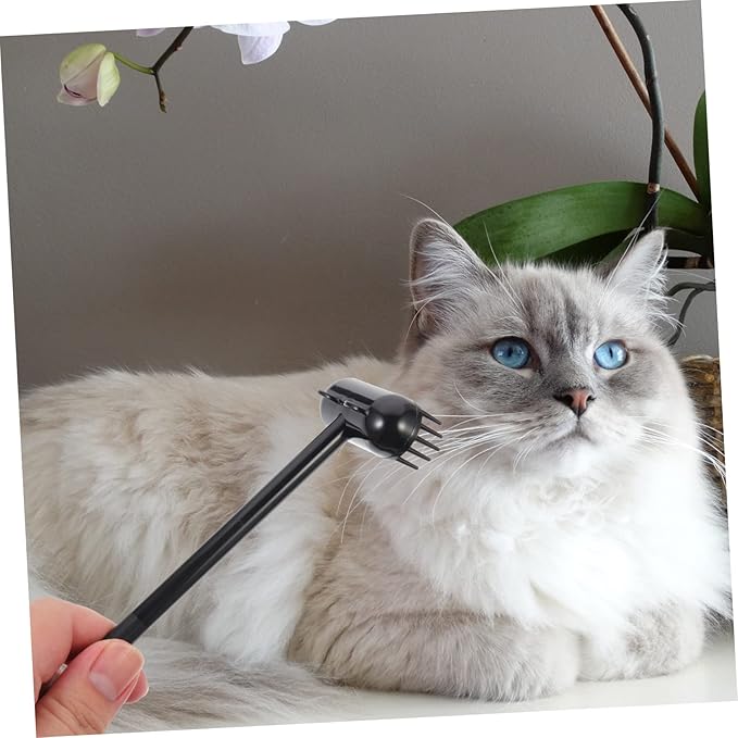 BESPORTBLE 2pcs Cat Grooming Brush Massage Scratch Pet Grooming Brush for Cats Dogs Wet Dry Hair Cleaning
