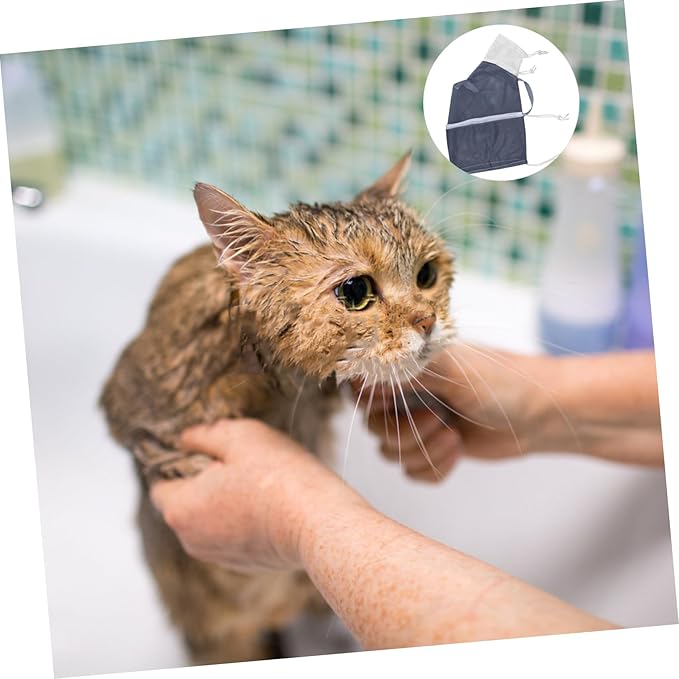 Breathable Cat Bathing Bag for Easy Grooming and Nail Trimming for Kittens and Cats for Bathing and Medicine Administration