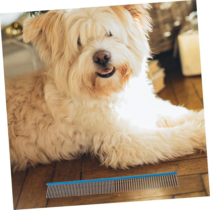 Happyyami Superior Quality Dog Hair Comb Comb Multi-function Pet Grooming Tool Wear-resistant Portable Non-slip Handle Daily Use