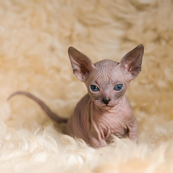 Avantic Pets Purr Fresh Dry Shampoo for Sphynx Cats, Alcohol-Free, No-Rinse Formula, Coconut-Based Cleanser, Hydrates & Soothes Sensitive Skin, 200ml