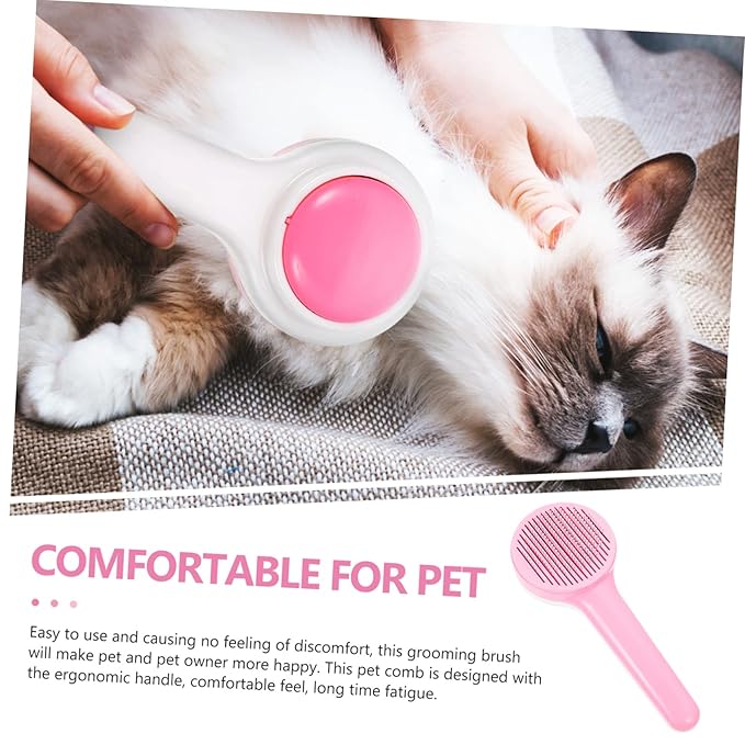 Multi-functional Pet Comb for Dogs Cats Grooming Brush Comfortable Handle Cat Brush for Shedding Pet Accessory for Easy Hair Removal