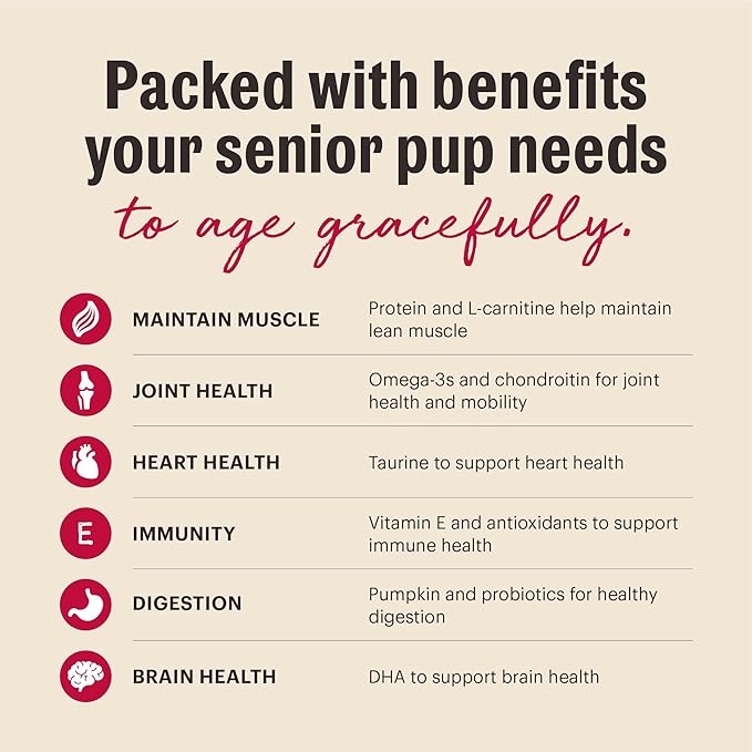The Honest Kitchen Human Grade Wholemade Whole Grain Chicken, Oat & Salmon Dehydrated Senior Dog Food, 7lb Bag (Makes 28lbs)