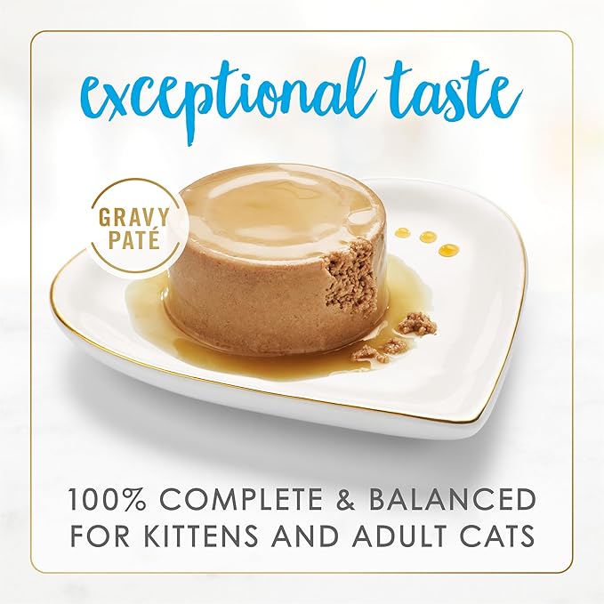 Purina Fancy Feast Gravy Lovers Ocean Whitefish and Tuna Feast Pate in Wet Cat Food Gravy - (Pack of 24) 3 oz. Cans