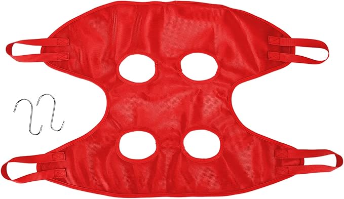 Acouto Ashing,Grooming,and Nail Trimming - Comfortable Mesh Material with Reinforced D Ing Harness,Multifunctional Grooming Tool,Pet Supplies,Comfortable Pet Hammock,Easy Wash do (S)
