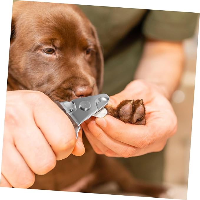 YARNOW Ergonomic Pet Nail Clipper for Cats Dogs Easy Nail Trim Safe Cutting Stainless Steel Pet Grooming Tool