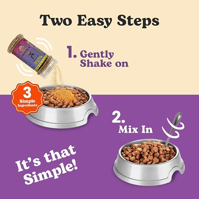 Wild Meadow Farms - Magic Dust Duck Jerky Topper, Single Protein Pet Food Topper for Dogs & Cats, Enhance Flavor & Elevate Mealtime Excitement for Picky Eaters, Made in USA - 8 Ounce Bottle