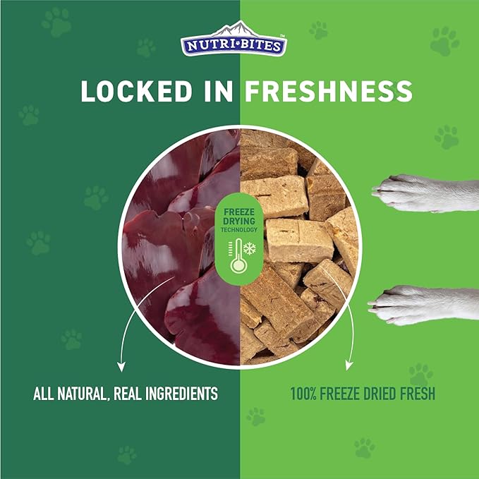 Nutri Bites Freeze Dried Treats (17.6, Beef Liver)