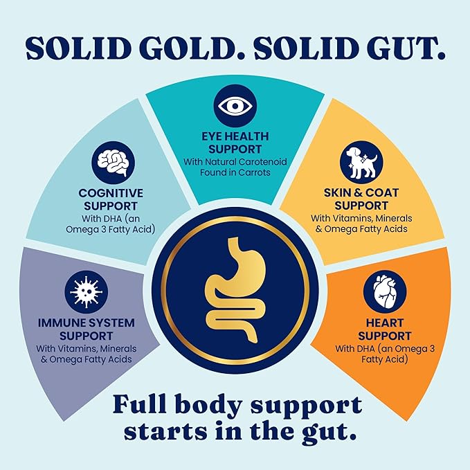 Solid Gold Homestyle Meals Wet Dog Food - Soft Food for Dogs w/Beef, Bone Broth & Superfoods for Gut Health Support - Dog Toppers for Dry Kibble - Fresh Refrigerated Full Meal Replacement - 9oz/6ct