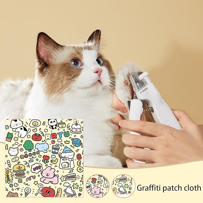 Cat Grooming Wrap Adherent - Adhesive Anti-Bite Fabric Swaddle Cat Wrap, Adhesive Wrap for Grooming Cats, Screen Cleaning Cloth Cat Claw Care Adherent Restraint Wrap for Pet Shelter, Home