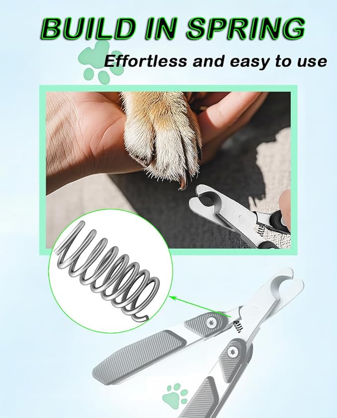 Dog Nail Clippers with Foldable Design Cat Nail Trimmer