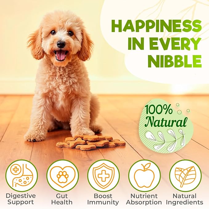 ZENO Probiotics for Dogs Chews - 150 pcs - Digestive & Gut Health Support - Probiotic Chews for Dogs with Enzymes & Natural Ingredients - US Formula - Roast Duck