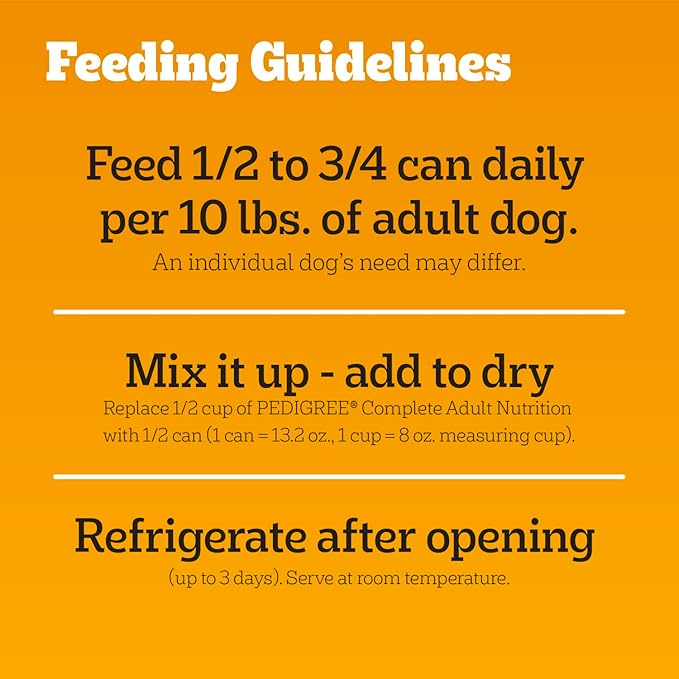 Pedigree Wet Dog Food, Choice Cuts Adult Canned Dog Food, Country Stew & Chicken and Rice Multipack, 13.2 oz. Cans, 24 Count