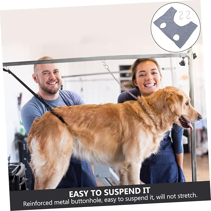 Mikikit PET Grooming Hammock for Dogs and Cats Waterproof PET Nail Clip Bag Adjustable Grooming Hammock Cloth and Trimming Support