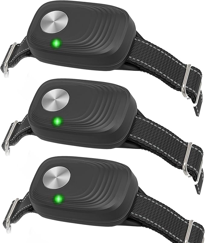 Automatic Pet Door Collar - Compatible with High Tech Pet Doors (Replaces MS-4, MS-5), Blk, 3PK