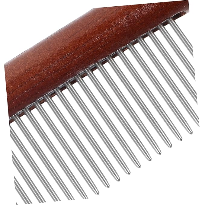 Sosoport 3pcs Dog Cat Hair Comb Pet Grooming Supplies Small Dogs Accessories Wooden Handle Tear Stain Brush