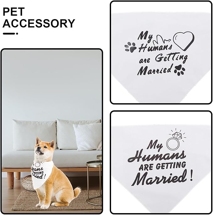 UKCOCO 2pcs Pet Triangle Bandanas Dog Bibs Decorative Polyester Saliva Towels for Puppies and Cats, Cute Pet Supplies for Everyday Wear and Special Occasions