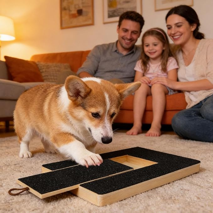 Scratch Pad for Dogs, Funny Cuttable Adhesive, Dog Nail Scratch Board Pet Supplies, for Puppy Small Medium Large Breed Play Stimulation, Boredom, Home