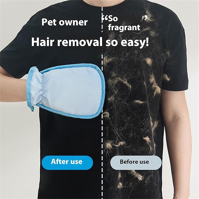 Statics Adsorption Pet Grooming Gloves Efficiently Remove Loose Furs from Cats Dog Washable and Comfortable Pet Essential Pet Hair Removal Glove