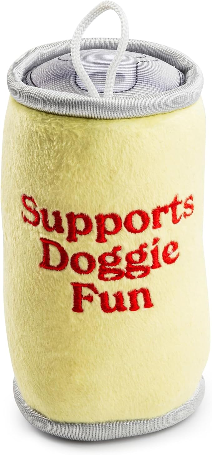 Haute Diggity Dog Olipup Grrrisp Apple Plush Dog Toy for Small, Medium & Large Dogs, Interactive Funny Parody Squeaky Toys, Soft, Durable, Machine-Washable, Safe & Cute Birthday Gift for Dogs