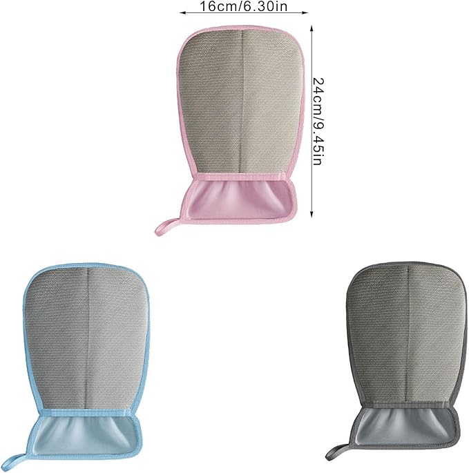 Static Pet Hair Remover Gloves Washable Grooming Brush for Dogs Cats Reusable Tool for Sofa Carpet Home Dog Grooming Mitt