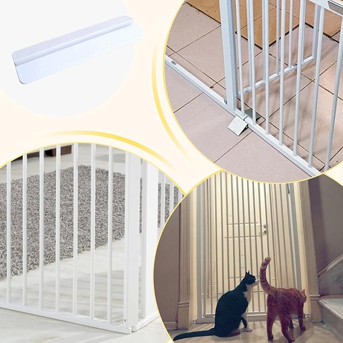 Pedal Support Feet Replacement - Pet Gate Safety Door Fixator, Secure Barrier | Dog Cat Supplies Fence Stairway Protection Hardware Household Safety Accessory