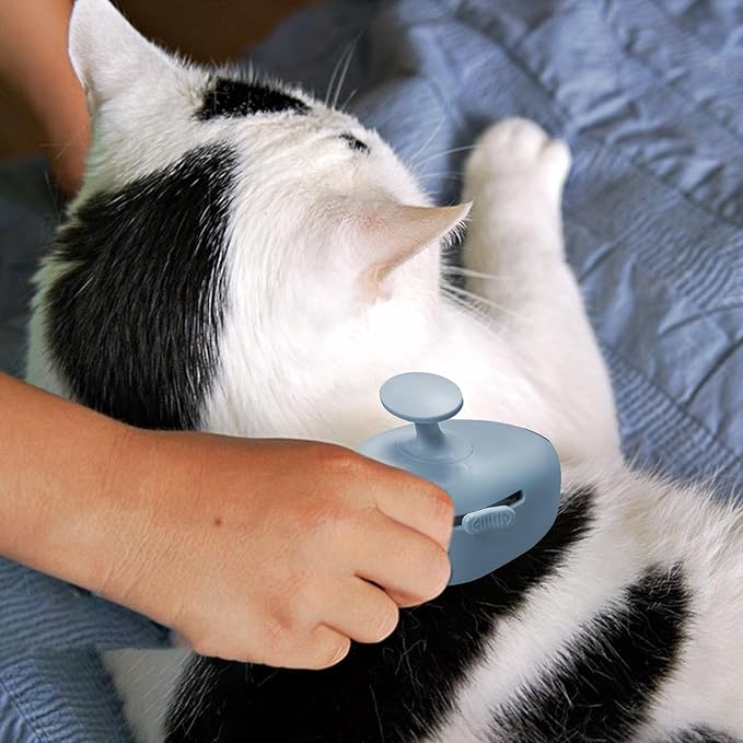 Pet Grooming Brush with Spray, Cat Hair Steam Brush for Shedding, Effective Cat Grooming Tool for Long and Short Haired Cats and Dogs, Easy to Use Pet Grooming Comb
