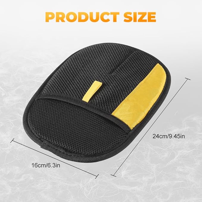 2025 Thickened Strong Pet Hair Removal Glove for Cats & Dogs, Electrostatic Gloves for Pet Grooming, Reusable Quick De-Shedding Gloves for Couch, Clothing, Carpet, Furniture, Car Seats (1pc) (1PCS)