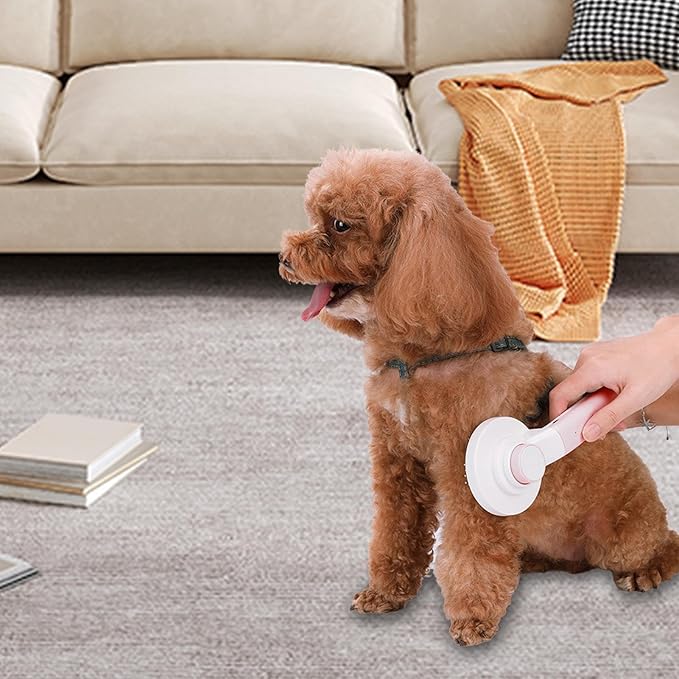Dog Brush for Shedding | Rechargeable Massage with Nail File - Cat Shedding Dog Hair Brush | for Long Short Hair Undercoat Removal Cleaning Bathing Dematting Indoor Home