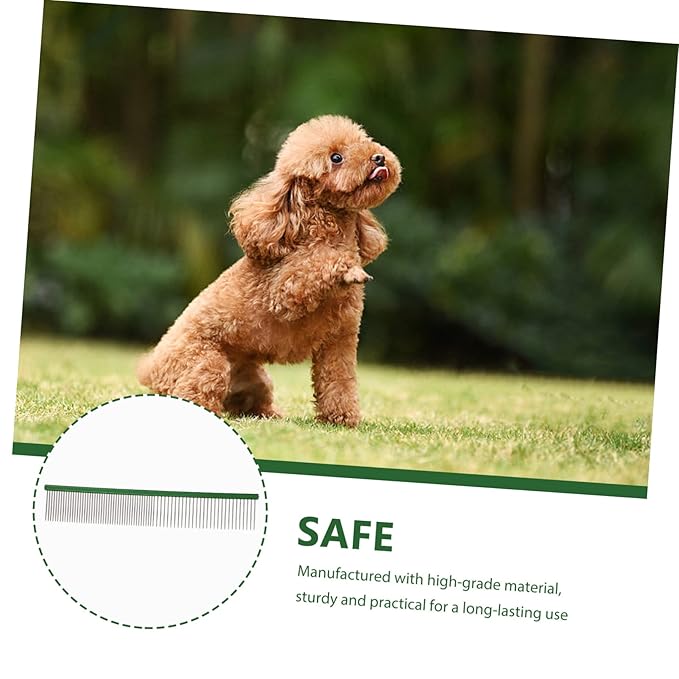 Portable Pet Hair Comb for Dogs and Cats Ergonomic Design for Daily Grooming and Knot Removal Convenient Pet Accessory