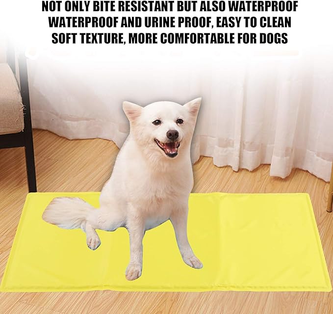 Portable Foldable Pet Bed Pad, Dog and Cat Pee Mat, Reusable Sleeping Mat with Easy - Clean Surface for Sofa Car Outdoor Use, All - Season Pet Supplies (L)