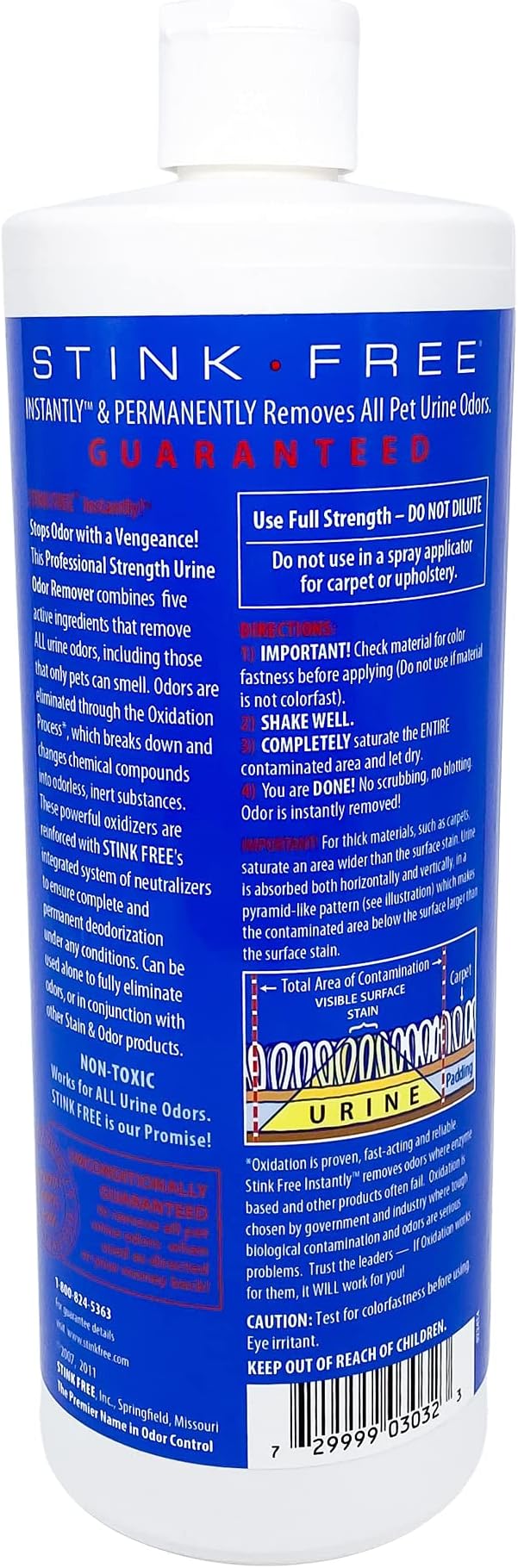 Instantly Pet Urine Odor Remover - Cleaner, Neutralizer, & Eliminator of Cat & Dog Pee Odor on Carpets, Rugs, Outdoor Rugs, Mattress, Floor, Etc. 32 oz. (1 Quart)