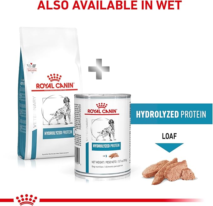 Royal Canin Veterinary Diet Canine Hydrolyzed Protein Adult Loaf Dog Food, 13.7 oz (Pack of 24)