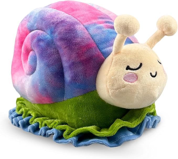 NANDOG My BFF Cargot The Snail Plush Dog Toy Dream Collection – Soft Squeaky Pet-Only Toys for Dogs & Cats – Durable, Cuddly & Adorable Pet Companions for Playtime, Fetch & Snuggles