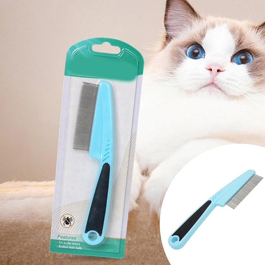 Cat Deshedding Brush With Massage Function ABS Cat Grooming Tool For Shedding Control And Coat Care Mini Pet Grooming Comb For Travel