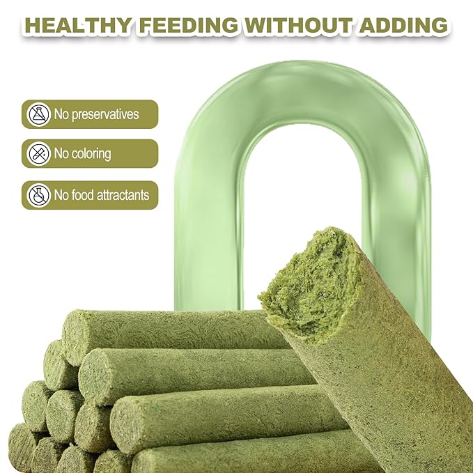 Dylan's cabin Cat Grass Teething Stick - Natural Freeze Dried Treats Edible Chew Cat Toy for Teeth Cleaning and Hairball Removal (80g)