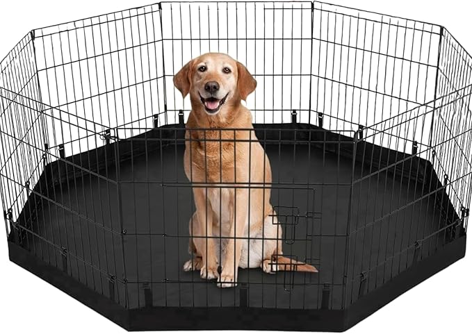 Dog Playpen Mat - 460g Washable Puppy Training Mats, Dog Whelping Pad, Indoor Pet Fence Mats | Waterproof Oxford Cloth Mat for Playpen, Sofa, Bed, Trunk, and Comfortable Puppy or Dogs Rest