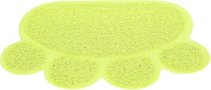 Cat Litter Tray, PVC Dog Mat Antislip Shape Pet Puppy Non Slip Box Liners Feeding Bowl Placemat Supplies for Cats and Dogs (Claw Shape)