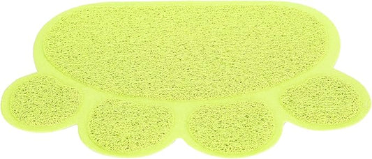 Cat Litter Tray, PVC Dog Mat Antislip Shape Pet Puppy Non Slip Box Liners Feeding Bowl Placemat Supplies for Cats and Dogs (Claw Shape)