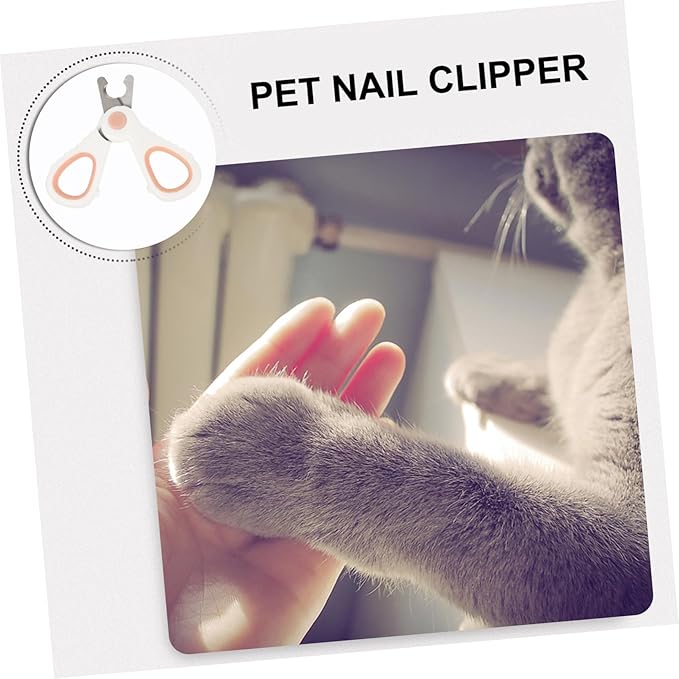 GALPADA Portable Pet Nail Clipper for Dogs Cats Safe Use Claw Trimmer Tool for Grooming Pet Owners to Prevent Over-Cutting and Ensure Comfort