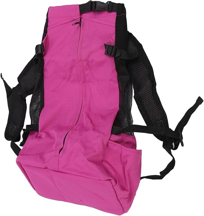 Zerodis Pet Carrier Backpack Front Back with Ventilated Mesh Hands Free for Travel Outdoor Hiking Cycling Cat Dog Supplies (Purple)