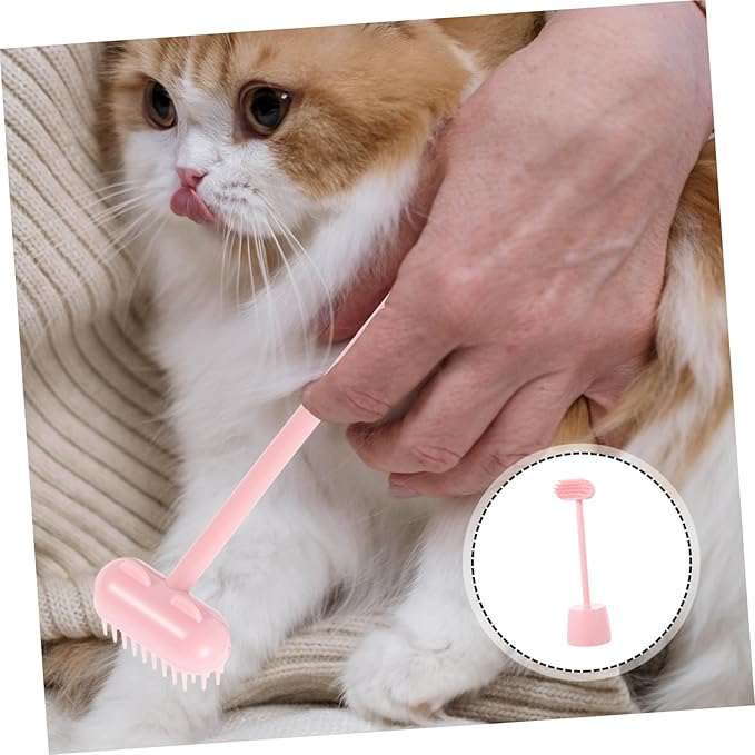 Totority Cat Grooming Brush Massage and for Cats Durable Material Self Grooming Design for Cat Hair Removal and Relaxation